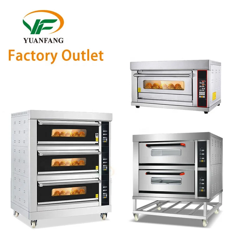 Factory outlet Commercial gas electric cake bread pizza oven bakery equipment  industrial  Baking horno built-in ovens