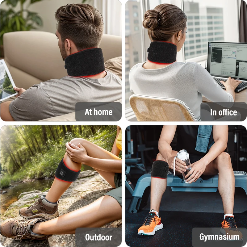 Hot-Selling Infrared Physiotherapy Neck Protector use power bank Product for Neck Pain Relief