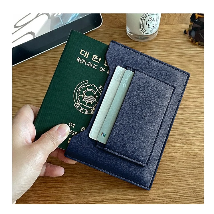 YY Handmade Passport cover  Travel Wallet Cover Case   Leather Travel Documents Organizer Protector Leather Passport Holder,