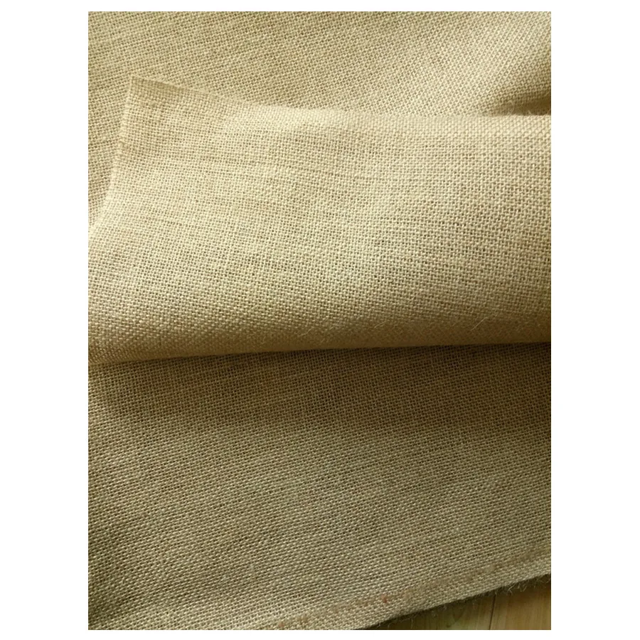Original jute fabric 100% jute for craft table cover bag rope carpet Upholstery