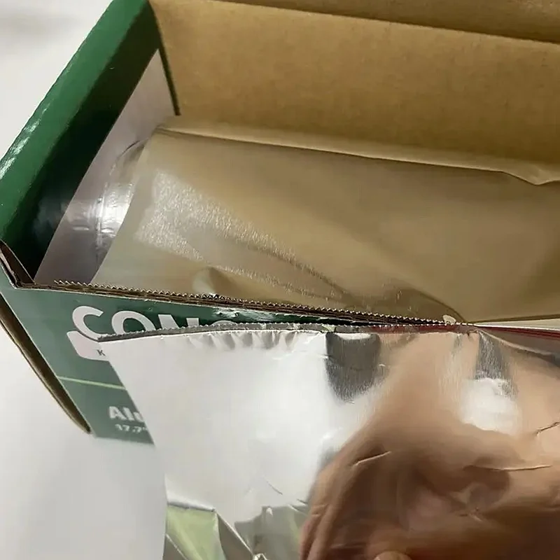 Custom Logo Factory Foil Aluminum Reasonable Price Pop Up Foil Sheets Aluminum Foil Rolls  For Catering