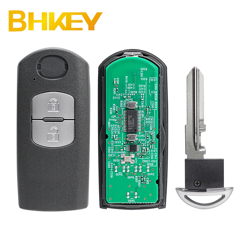 For 2010-2018 Mazda 2 3 6 CX3 CX5 CX7 MX5 2B 3B 4B Smart Remote Key Fob 433Mhz SKE13E-01 SKE13E-02 49 Chip