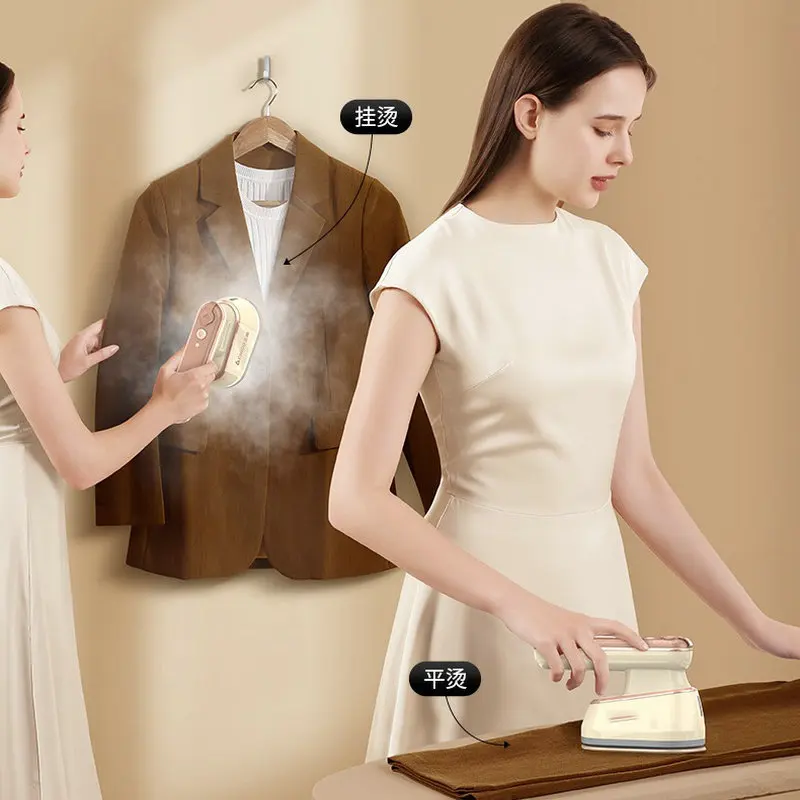 800W Mini Handheld Steam Iron For Clothes Temperature Control 100ml Portable Travel Iron Steam
