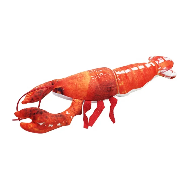 
Cat Toy Electric Lobster Plush Cat Catnip Toy Interactive Electronic Cat Toys 