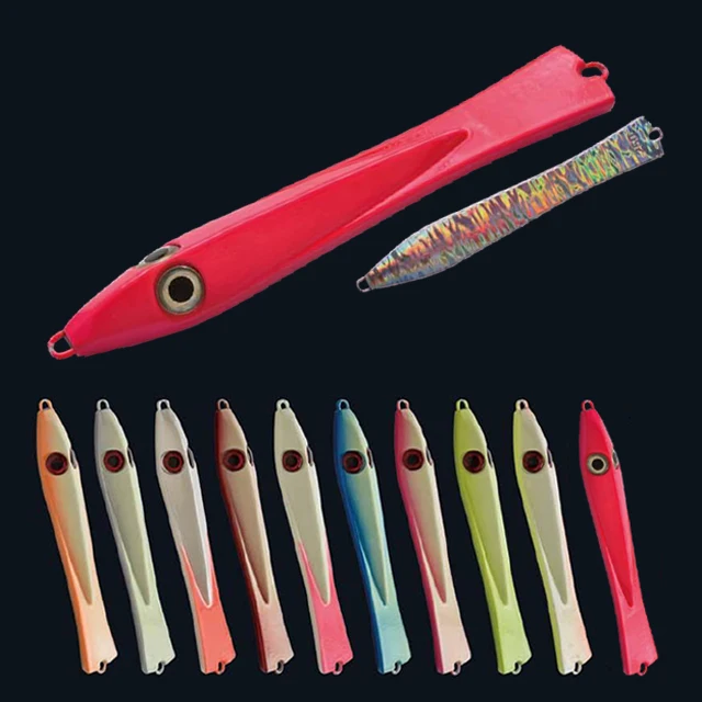Popular Style 100g 200g 250g 300g 400g Saltwater Jigs Fast Sinking Speed Lead Jigging Deep Sea Heavy Duty Metal Lure