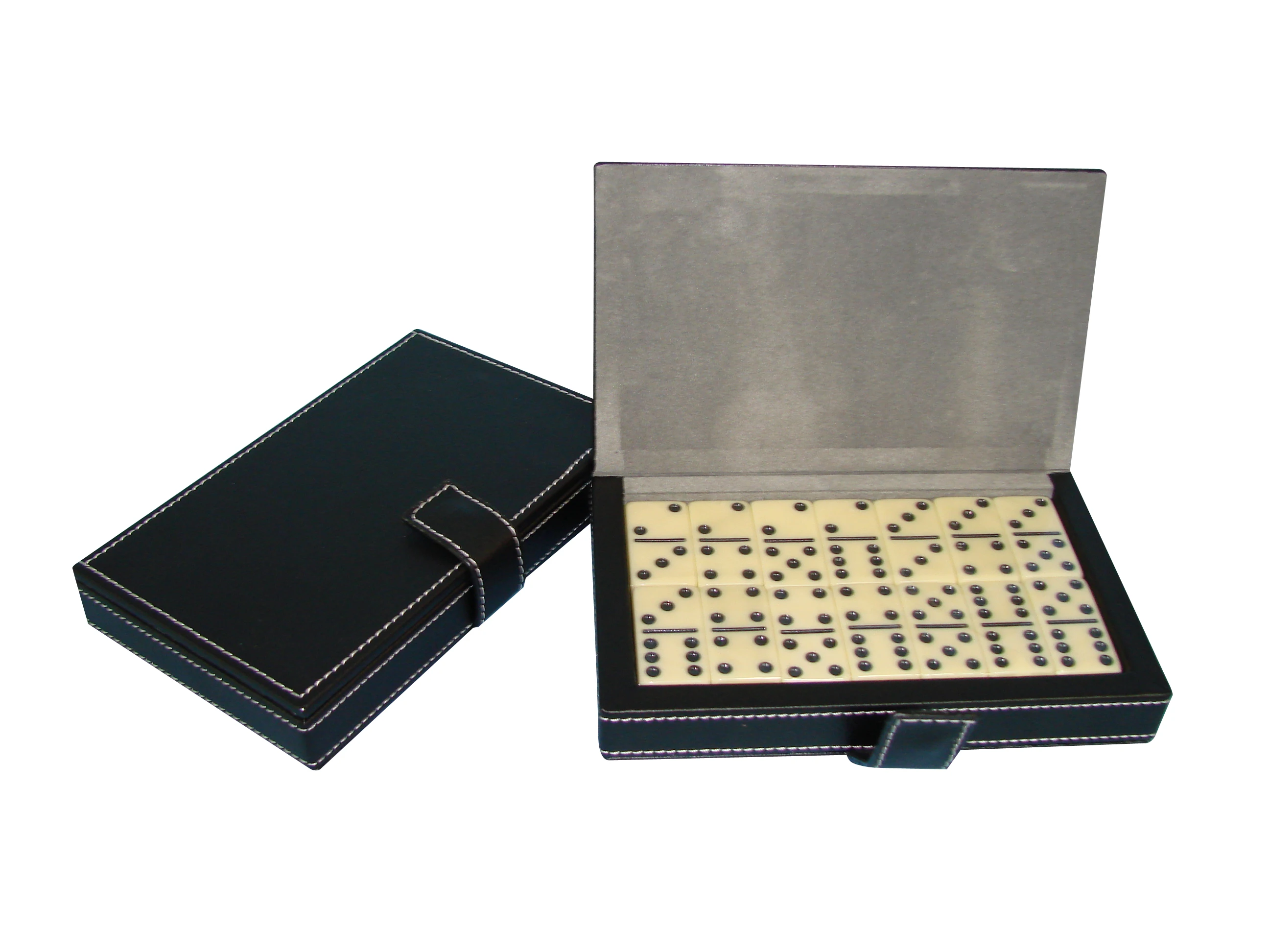 Customized domino set dominuoes pieces case