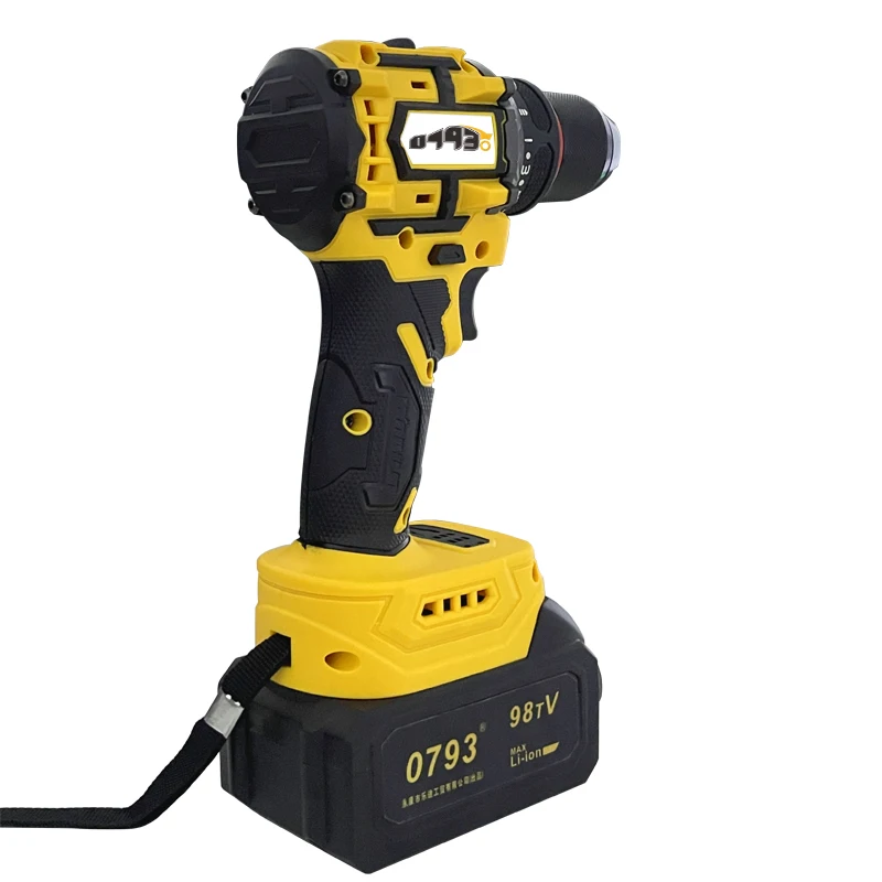Best Price 21V Household Cordless Power Drill Brushless Electric Screwdriver Lithium Battery Source Wood DIY OEM Customization