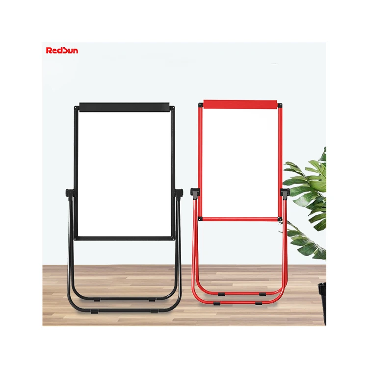 360 degree movable clip paper flip chart white boards stand flipchart with easel for home office