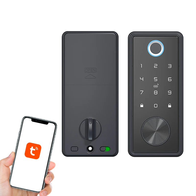 Fully Automatic Blue tooth Padlock Home Security Smart Door Lock Tuya Wifi lockers with pin code