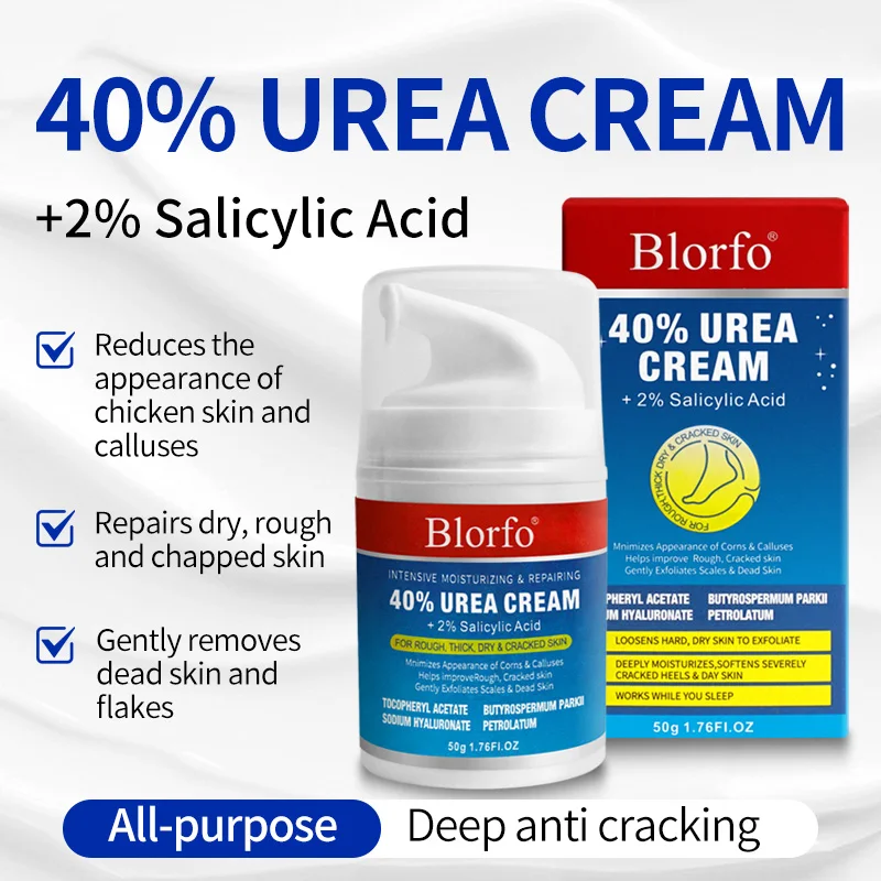 OEM Deep Moisturizing Cream 2% Salicylic Acid Gently Removes Dead Skin & flakes Urea Foot Cream