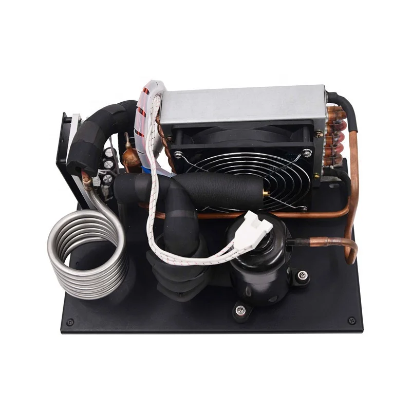 R290 12v 400w Coil Type Water Chiller Unit With Tiny Compressor