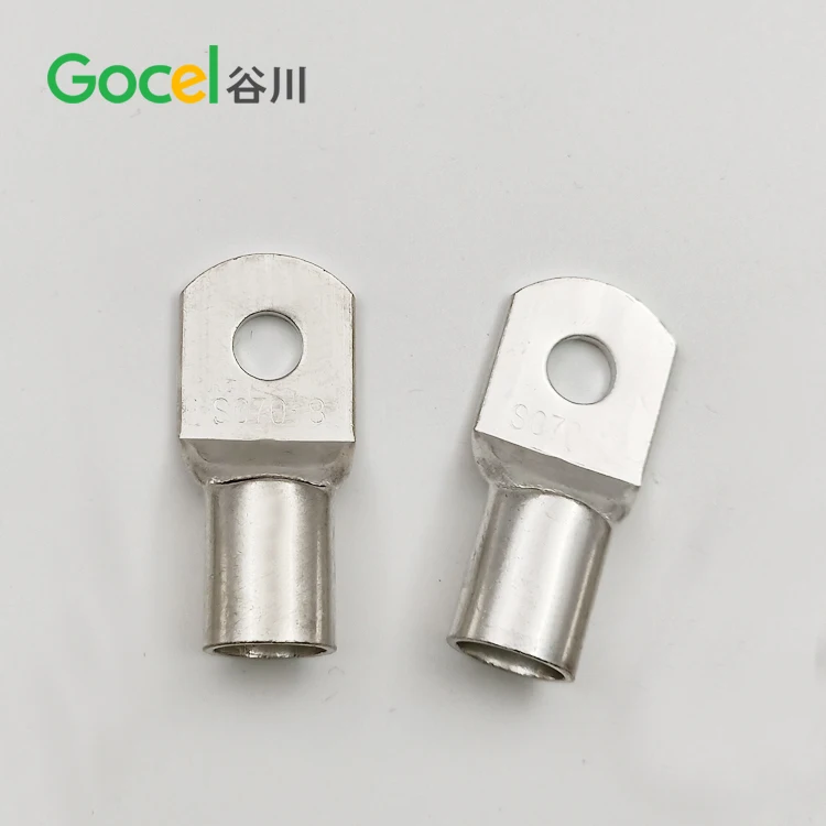 SC70-8 Copper Tin plated Cable lugs  wire connectors  non insulated cable lugs