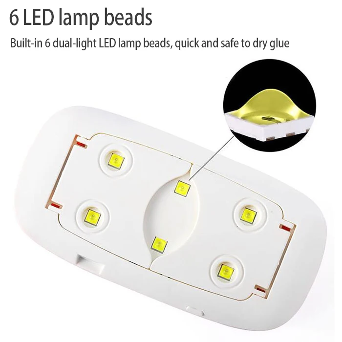 Flexible Pink Mini Sun Uv Portable Usb Interface Uv Lamp Nail Set With Gel Led Nail Lamp