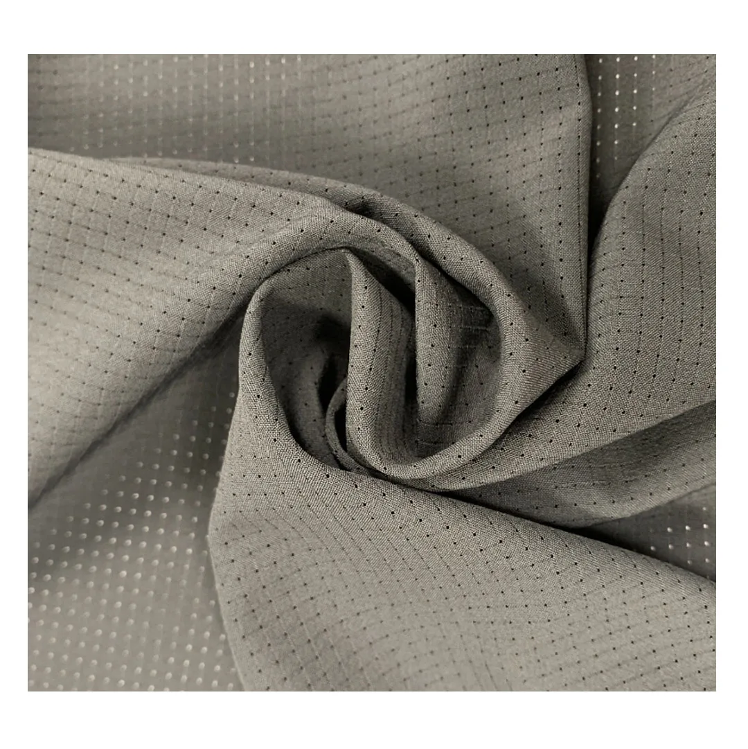 Factory Direct Sales High-Quality Dress Polyester Mesh Fabric Clothing And Home Textiles Fashion Four-Way Elastic Fabric