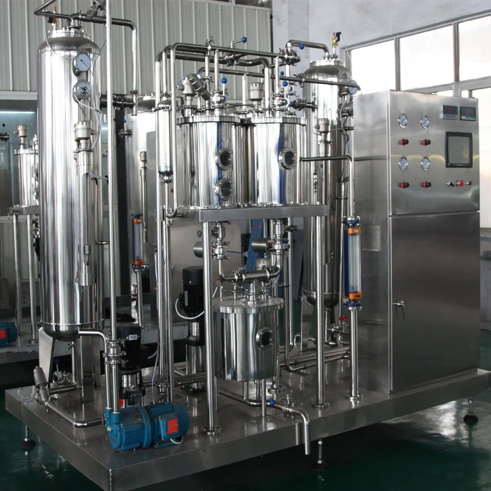 High CO2 Content Level Automatic Carbonated Drink/Beverage Mixing Carbonating Machine Mixer Carbonator