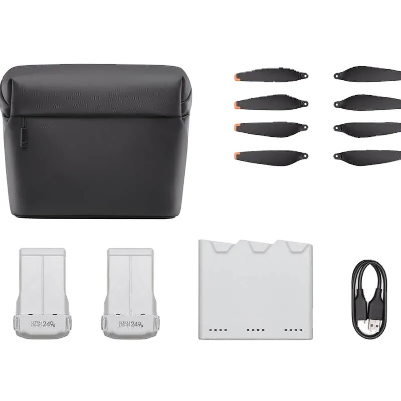 100% Original  DJI MINI 3 Pro Fly More Kit Plug Two Intelligent Flight Batteries 47 Min for  mini 3 pro drone accessories