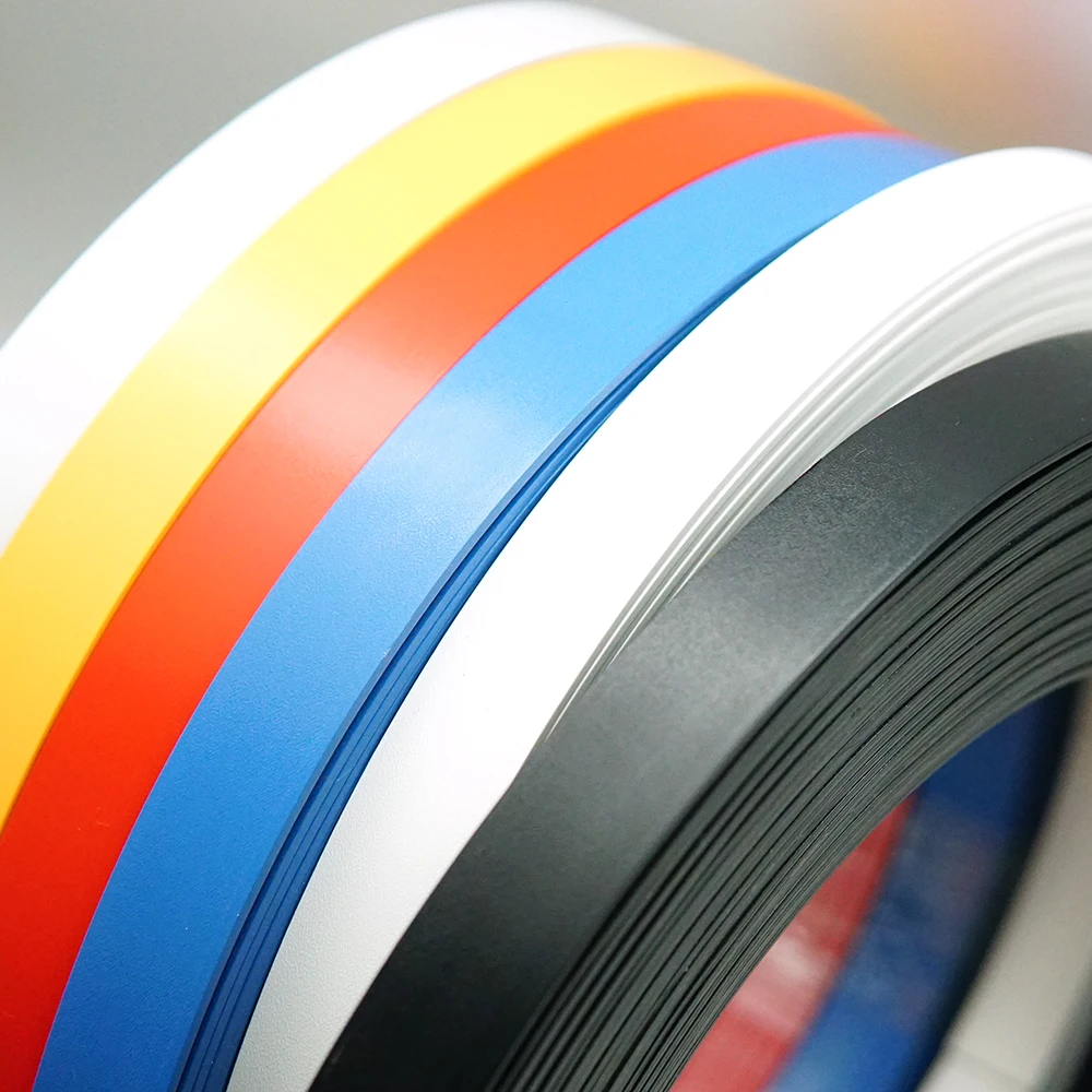 pegamento para tapacantos furniture PVC edge banding tape edge lipping pvc abs acrylic edge banding tape golden silver