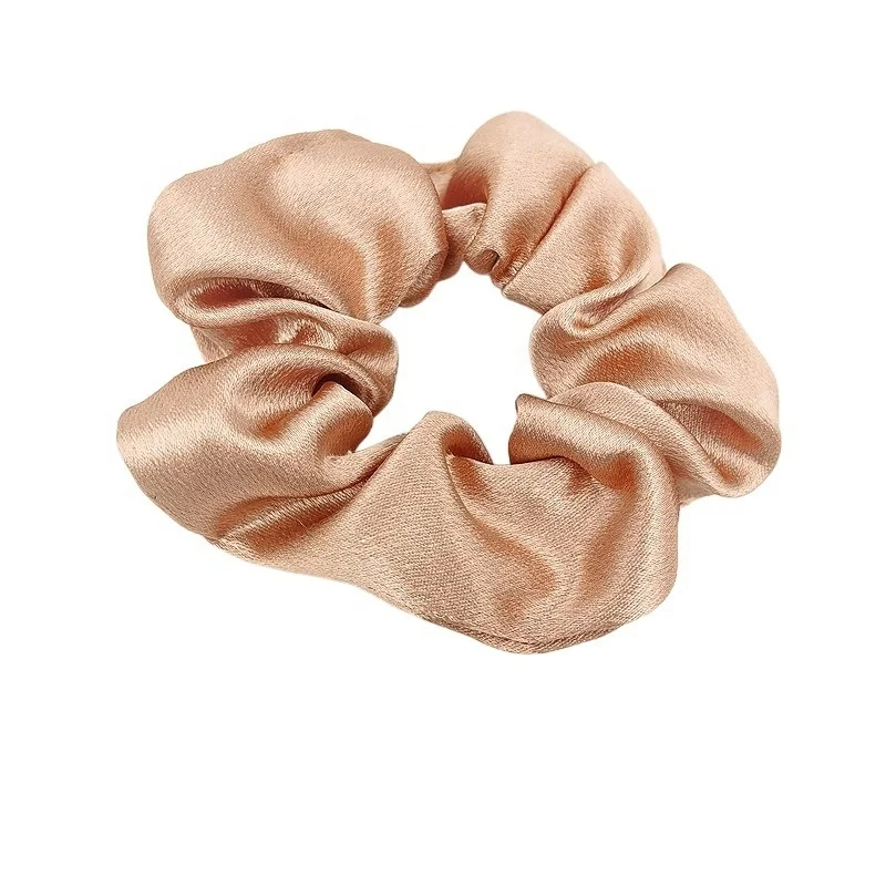 Hot selling products 2022 amazon crystal satin hair bands French retro sausage headband diy rubber band hair accessories