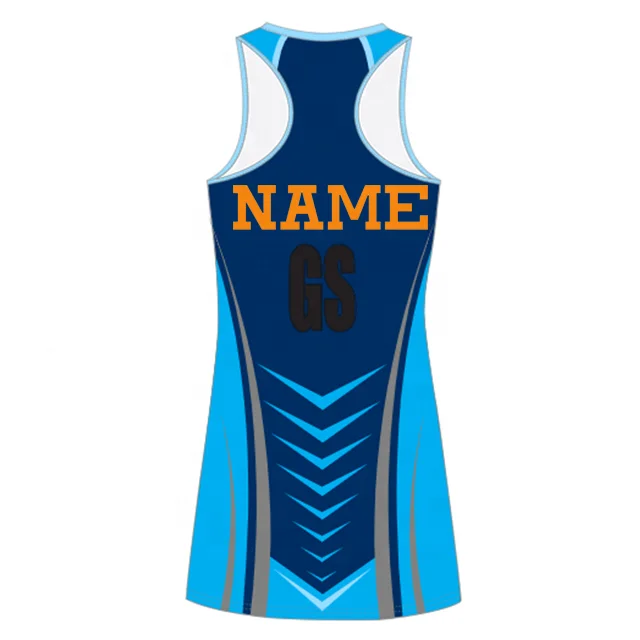 China Cheap Price Sublimated Printing Girls Sexy Netball Dress Netball Jersey