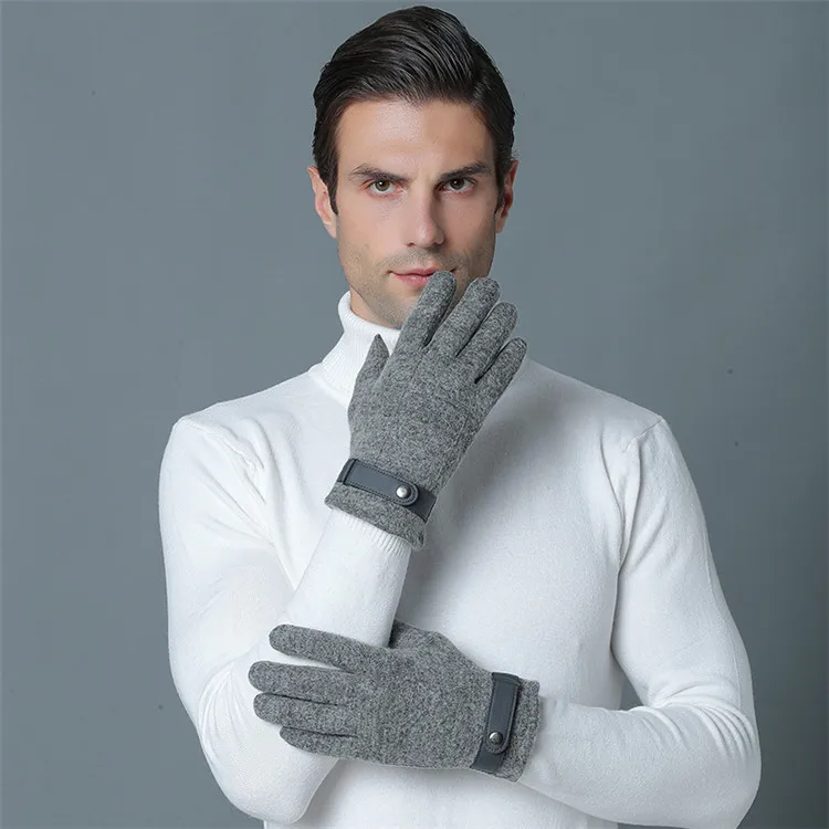 
high quality hot sale unisex men women wool glove driving cycling ski winter warmer gloves 
