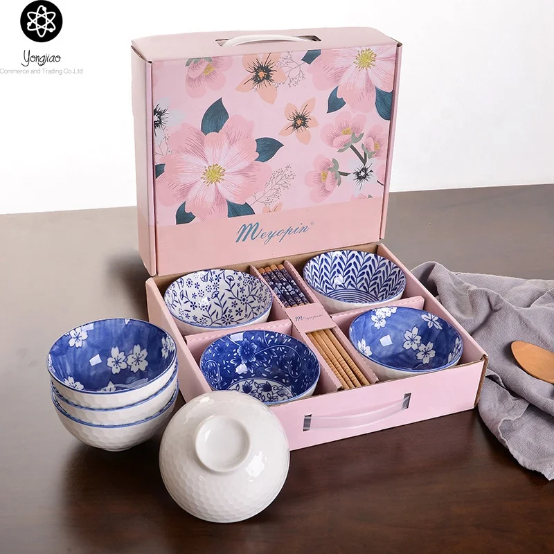 Coconut Fruit Noodle Porcelain Bowl Soup Sugar Salad Ceramic Bowl Set Wholesale