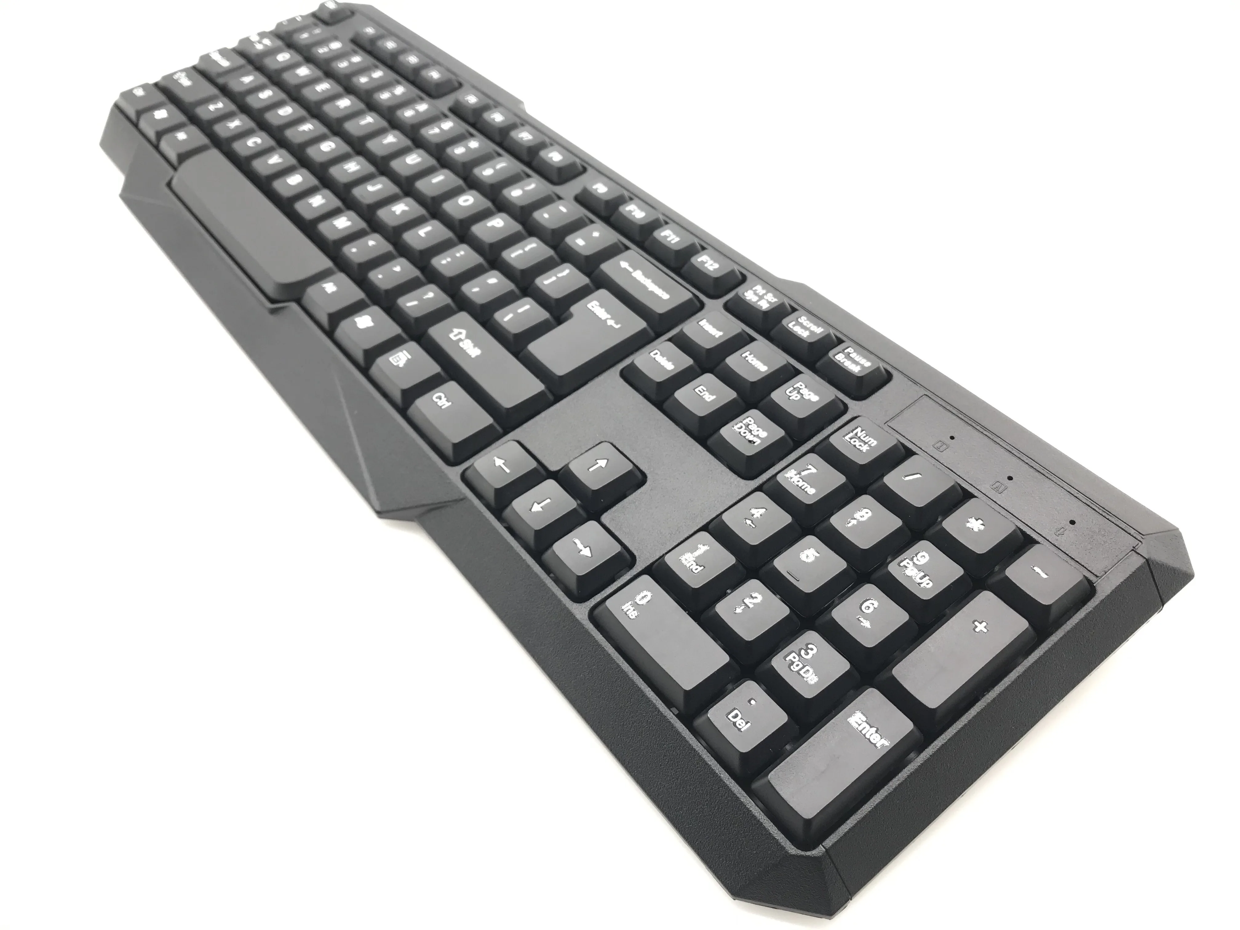 good quality gaming USB wired for keyboard mouse combo OEM different layout desktop full size best wired slim spanish keyboard