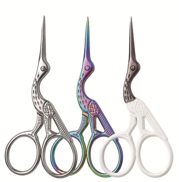 Stainless Steel Mini Makeup Beauty Scissors Cuticle Eyebrow Trimming Eyelash Extension