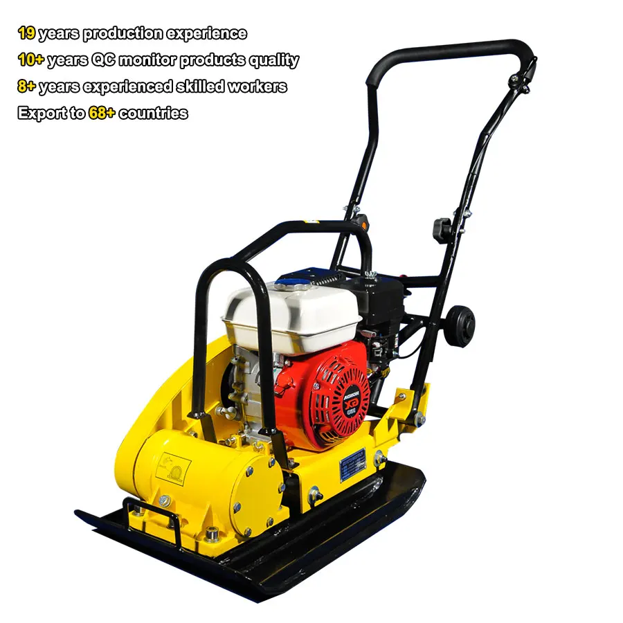 PME- C80 Quality Portable Hand Dirt Air Earth Hydraulic One-way Forward Vibrating Plate Compactor