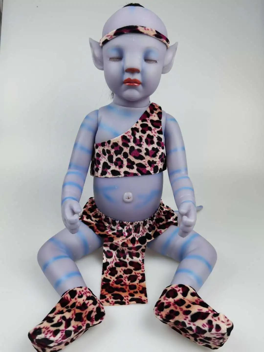 
Realistic Soft Silicone Reborn dolls The Blue bebes reborn toys for baby 