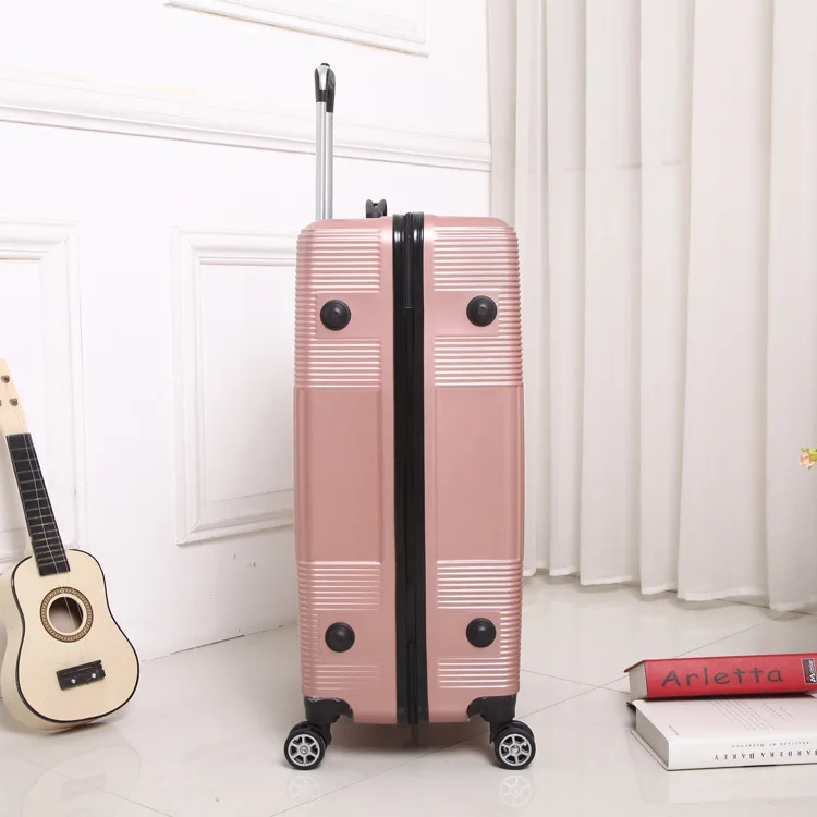 
Wholesale Women ABS Hard Shell Trolley Travel Bags 3 Pcs Suitcase Luggage Sets 