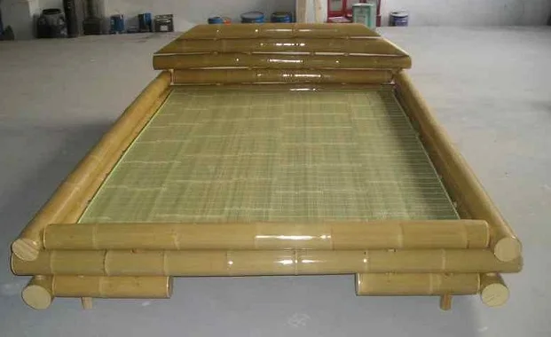 
Chinese style bamboo bed factory wholesale 