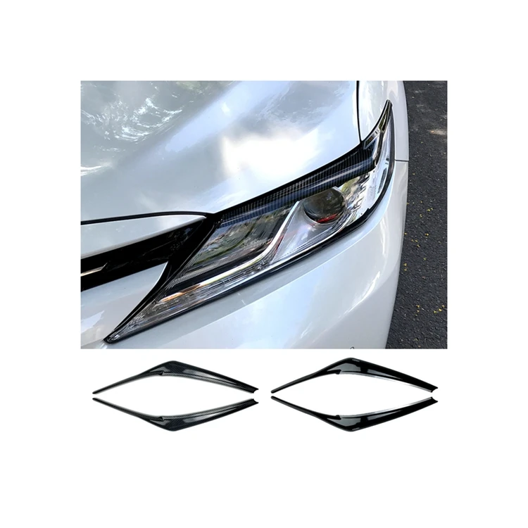 CNWAGNER ZPARTNER New Exterior Accessories Car Headlight Eyebrow Applicable For  Toyota Camry