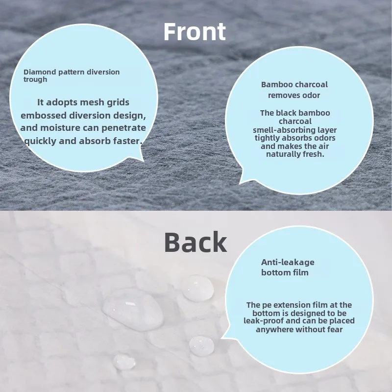 Cheap Price biodegradable pet baby diaper pet diaper dog and puppy pee pads with leakproof q