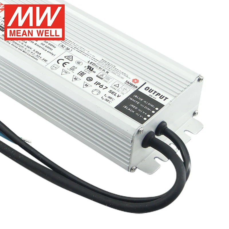 MEANWELL HLG-320H-54B LED Driver IP67 3 IN 1 Dimmable CC And CV Mode 5.95A Power Supply
