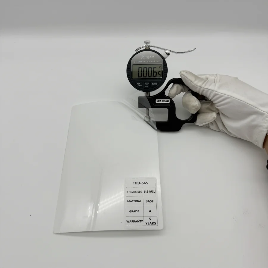 NASIDO TPU 6.5mil High Gloss Clear PPF Protective Film Self-Adhesive Anti-Scratch Body Paint for Cars