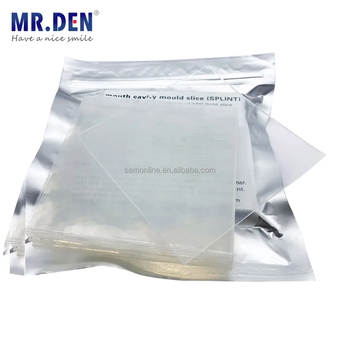 Dental Forming Sheet Ortho Vacuum Forming Sheet Soft and Hard Splint Clear Sheet for Orthodontic Retainer Use