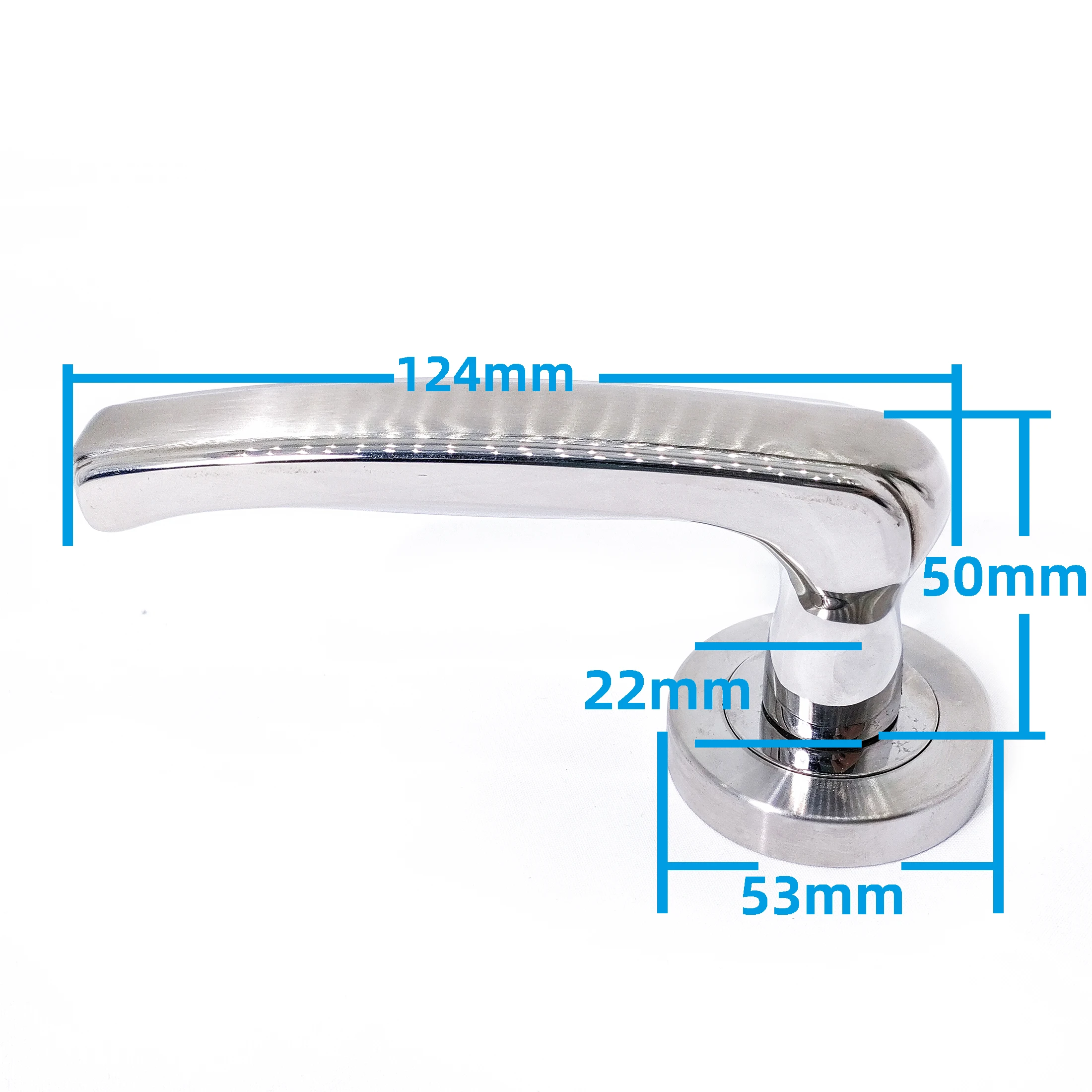Quick Lock Security Door Handle Straight Bar Hardware Lever Door Lock