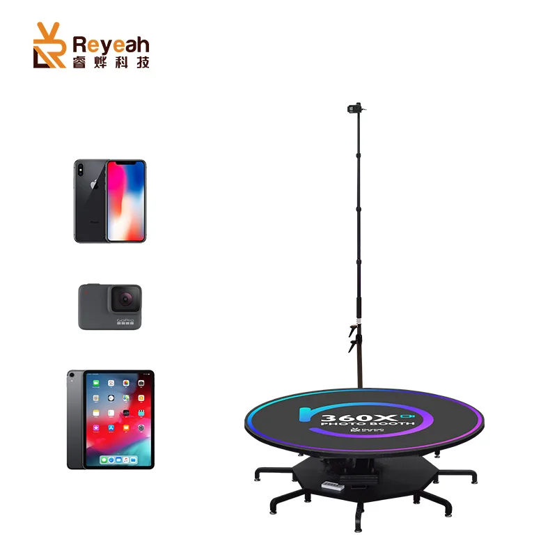 Buy A 360 booth Slow Fast Motion Rotating 120cm diameter with Low cost for DJ business