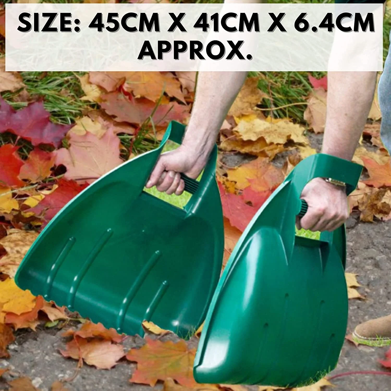 Heavy Duty Garden Waste Rubbish Leaf Grabber Handheld Collector Grabs Gather Leaves Garden Cleaning Scoops