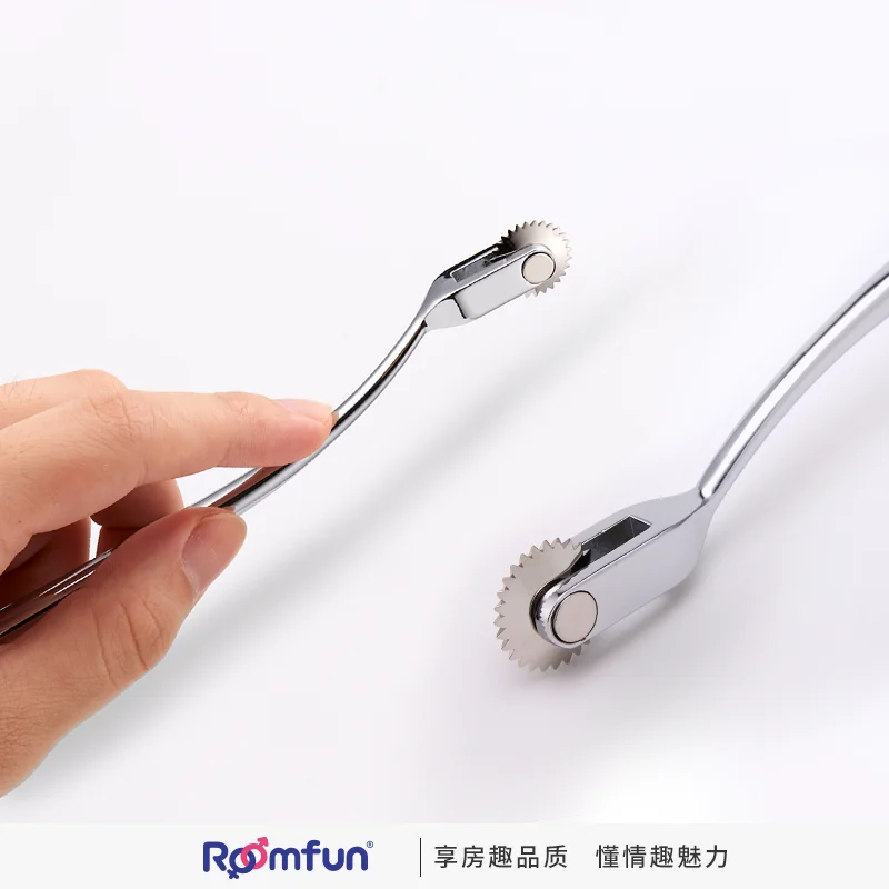 Good Sales Adult Sex Fetish For Couple Metal Sex Pin Wheel Steel Wartenberg Pinwheel For Sex