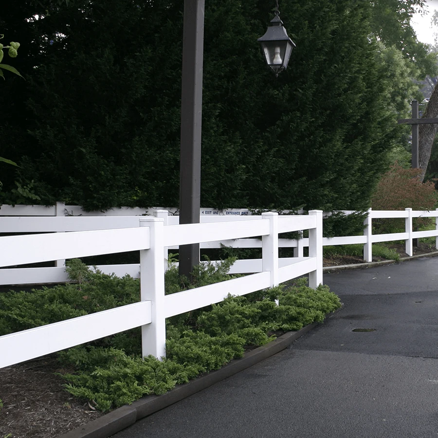 5 x5 fentech  white plastic 2 rail cheapest  rail wholesale vinyl pvc horse fence