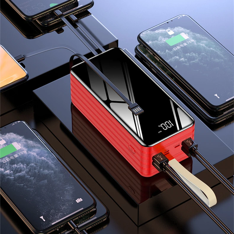  Супер большая емкость 80000 mah 60000mAh портативные банки питания оптовая цена по прейскуранту завода 30000mah 40000mah 50000mah банк