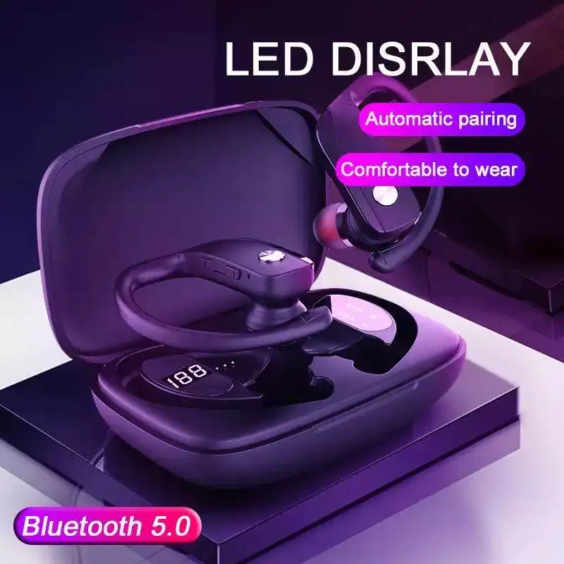 Dual Driver T16 Headset On-ear Headphones Earphone T16 Button Auricular TWS 5.0 9D Auriculares