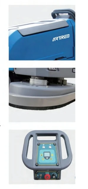 electric big floor cleaning equipment compact automatic walk behind floor scrubber drier washing machine