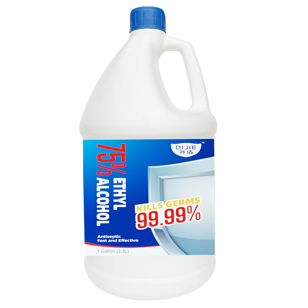 Exported 1 Gallon Sanitizing Liquid with 75% Alcohol MSDS, EN1276 Certificated