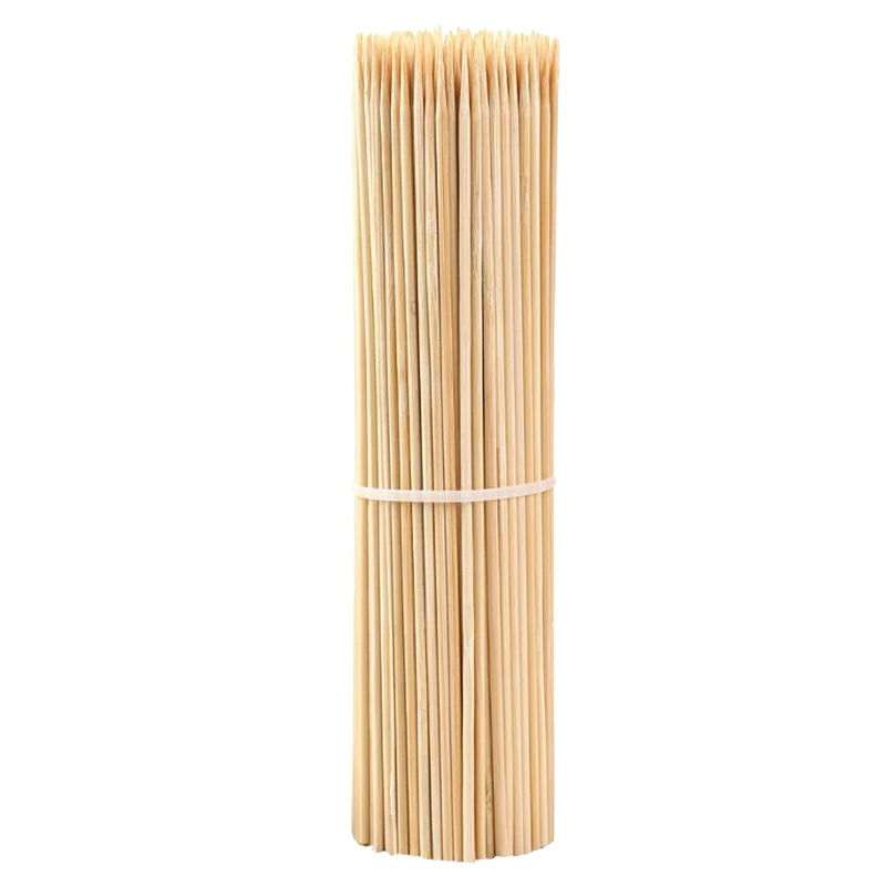 High quality disposable diameter 2.5mm * 200mm Chinese wholesale bbq special bamboo sticks