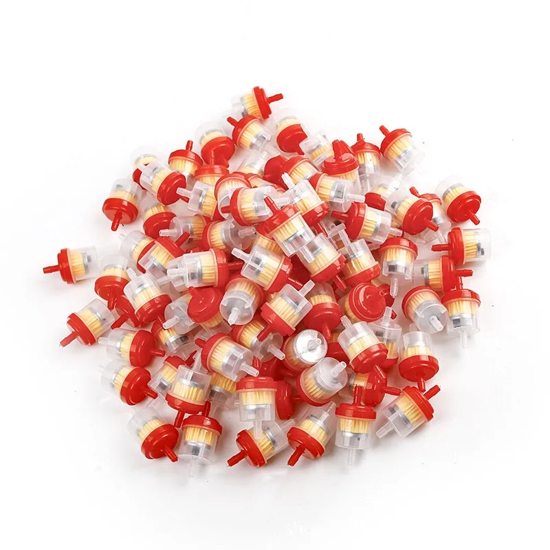 Motorcycle GY6 pedal off-road ATV ATV scooter gasoline filter with magnet oil cup filter element yellow