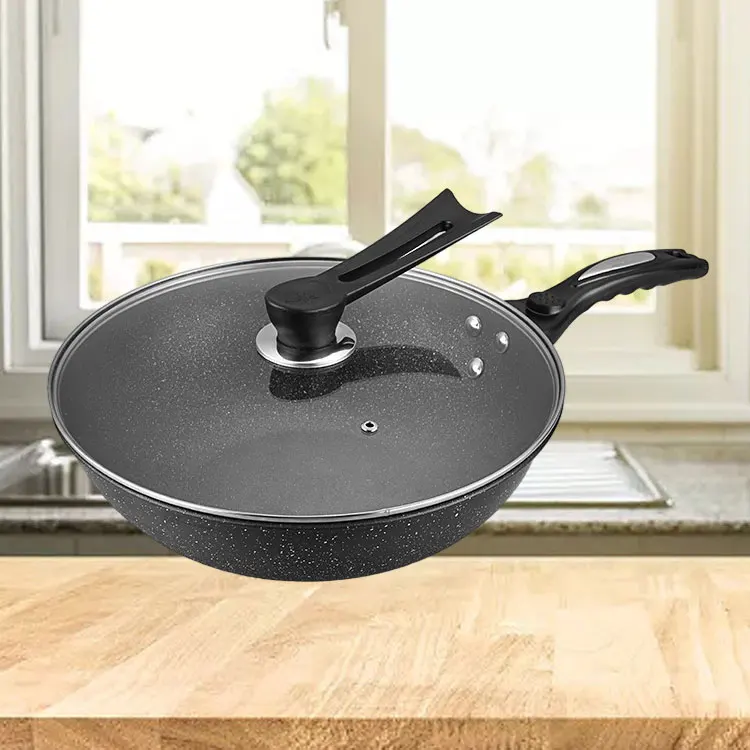 Direct Factory Supply Home Kitchen Outdoor Cookware Cast Iron Round non-stick frying pan
