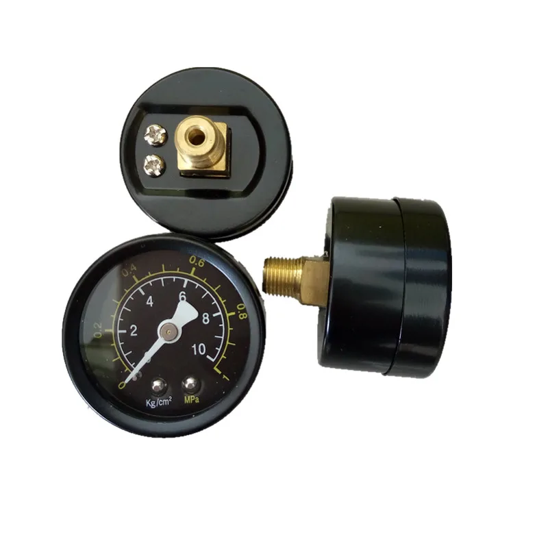 HF 2" 0-200bar three hour directions install air compressor black steel pressure gauge