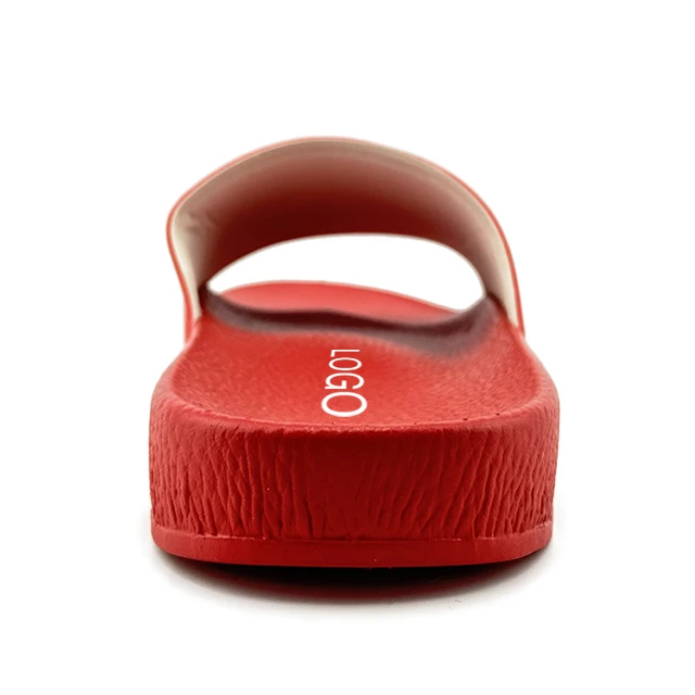 Fashion PVC Slide Slippers For Men Custom Logo,Sandal Mens Custom Footwear Slides,Custom Logo Blank Slide Sandals Men Slippers